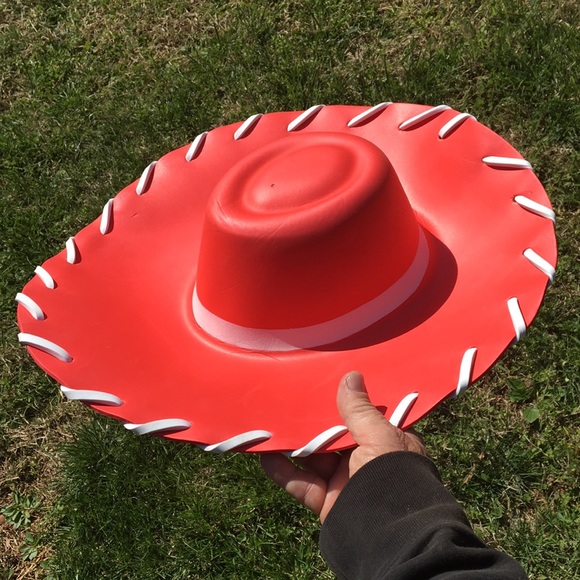 Disney/Pixar Accessories Toy Story Jessie Disneypixar Rubber Cowboy Hat Pink Western Cap
